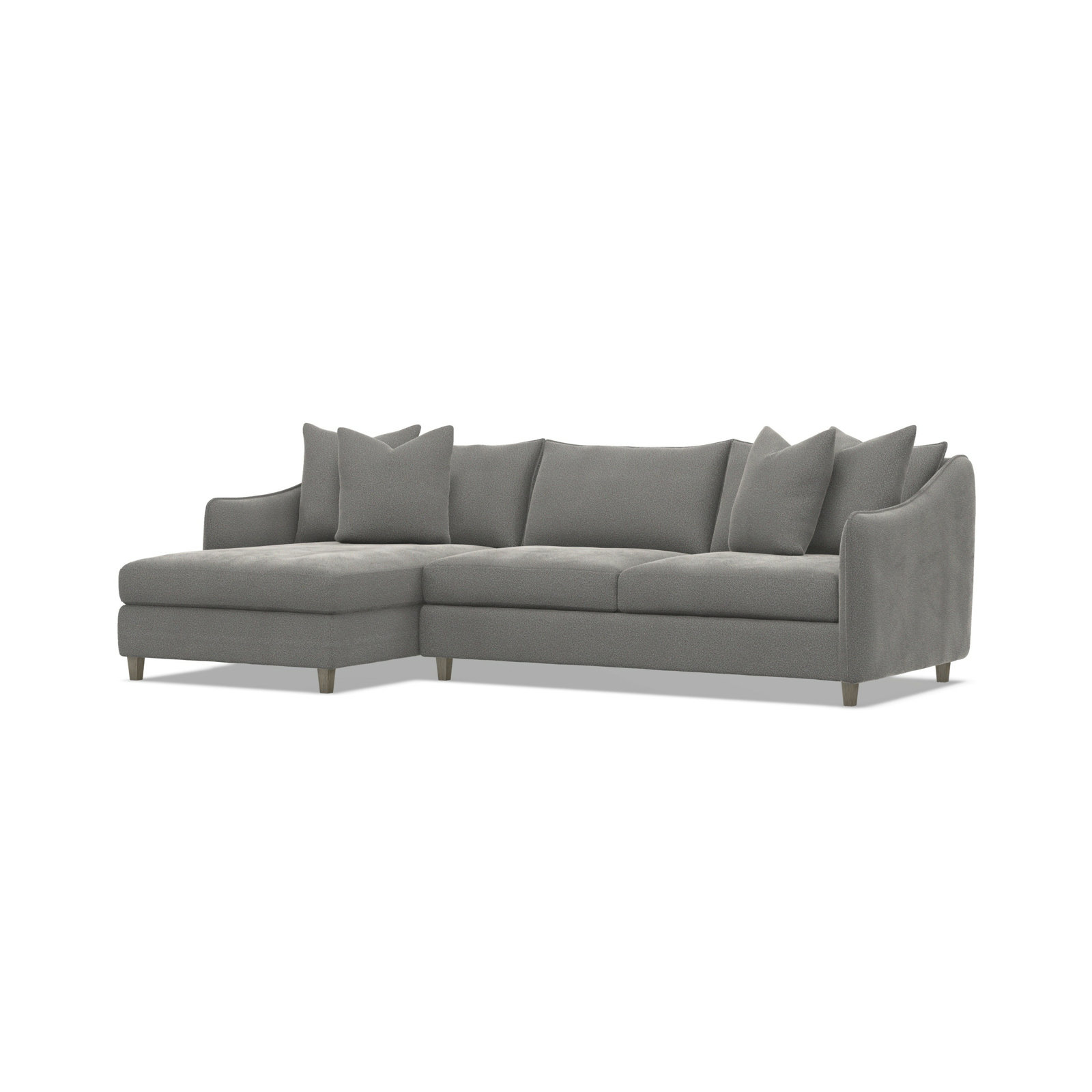 Joli Upholstered Chaise L-Sectional, 1592-011
