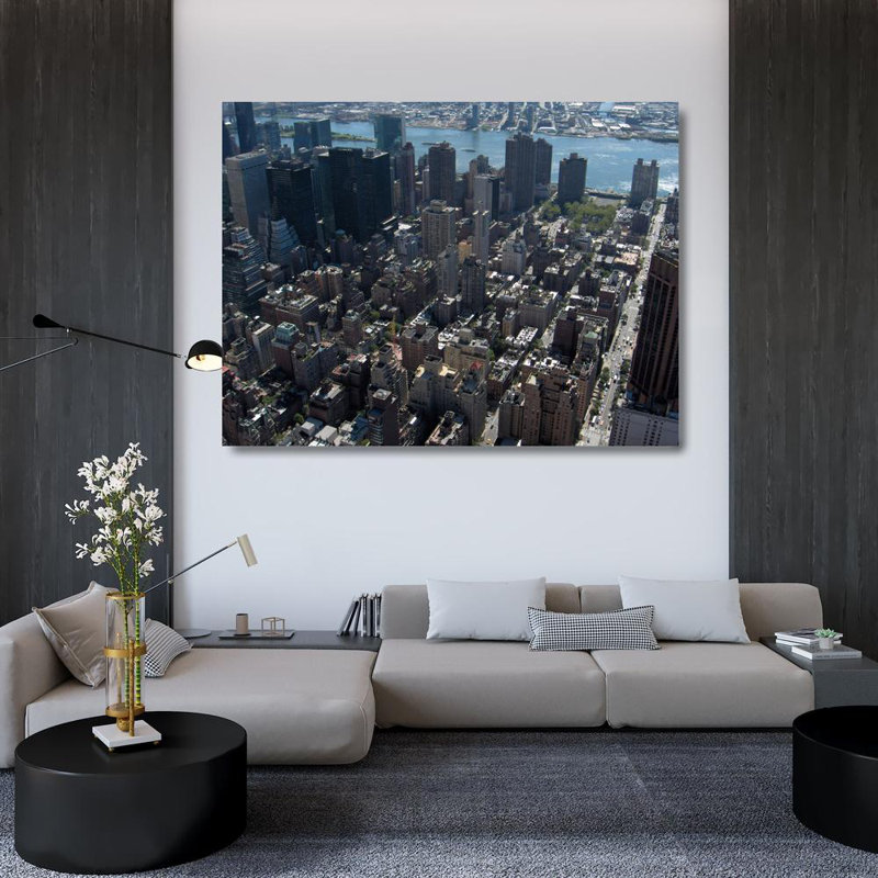 New York City Rooftops, 36" H x 48" W