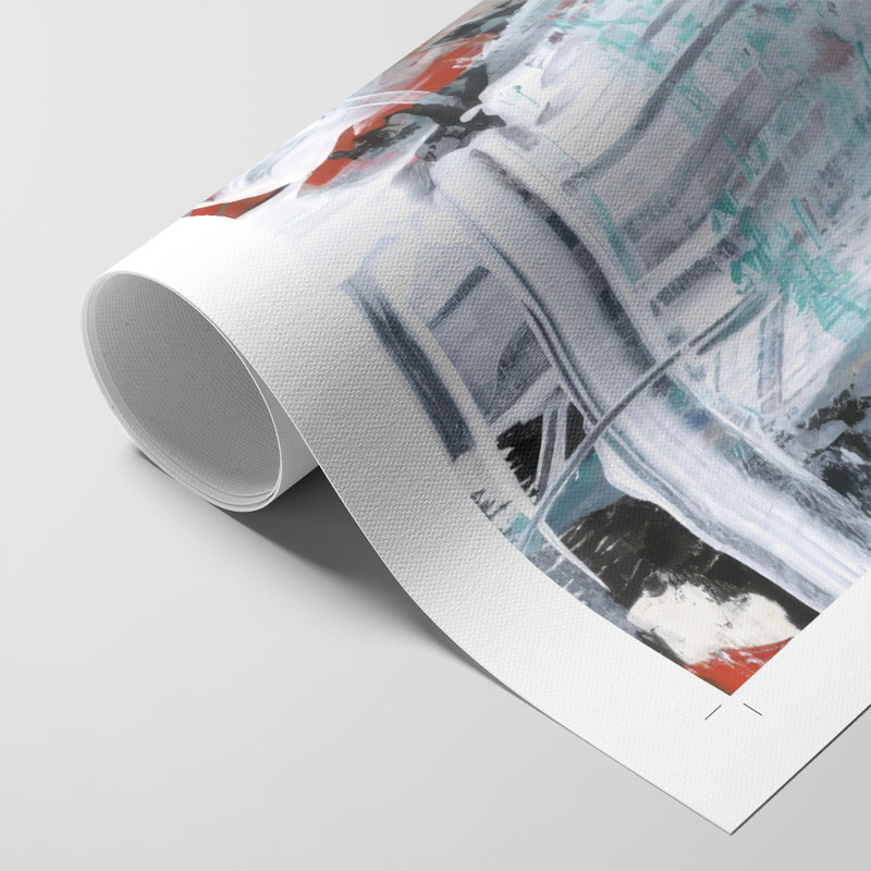 Skate Park II - Impression sur toile seulement - NON-CADRE, H 18 po x l 12 po