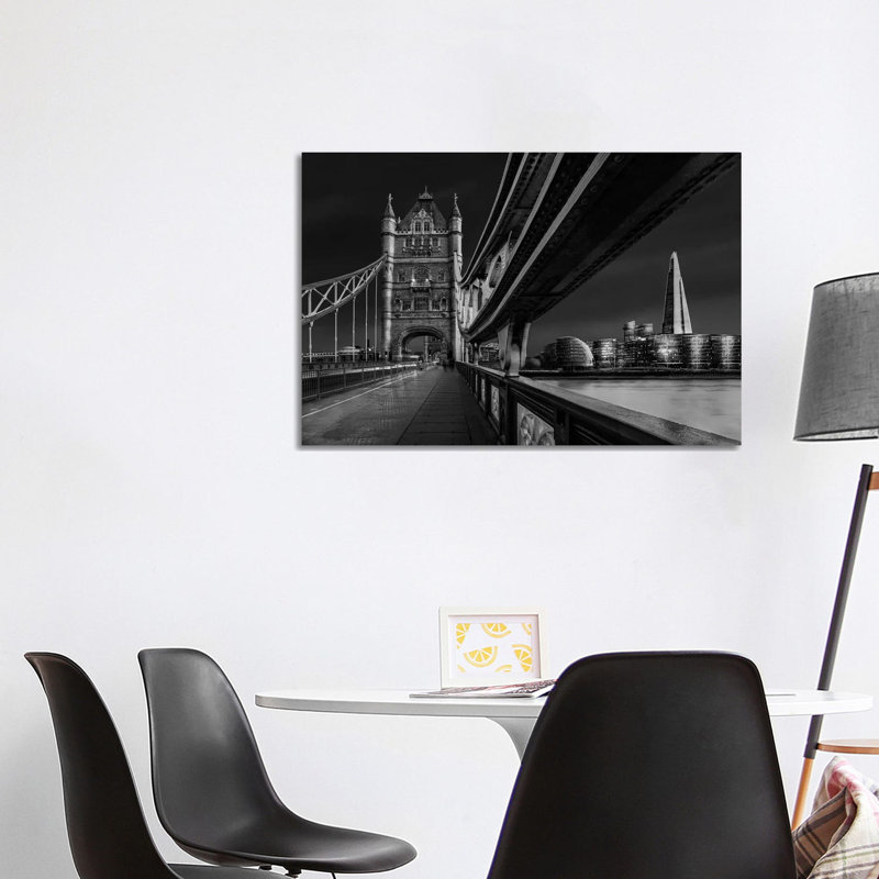 London Skyline 1 Piece Wrapped Canvas Wall Art, 101.6 cm H x 66.04 cm W x 3.175 cm D