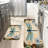 Blue Dragonfly Dandelion, Kitchen Mats 2 Count