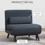 Kendall 75cm Upholstered Convertible Sofa-48367970