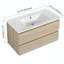 Ensemble de meuble-lavabo simple 35,90 po avec plateau en bois manufacturé Liedtke-656667911
