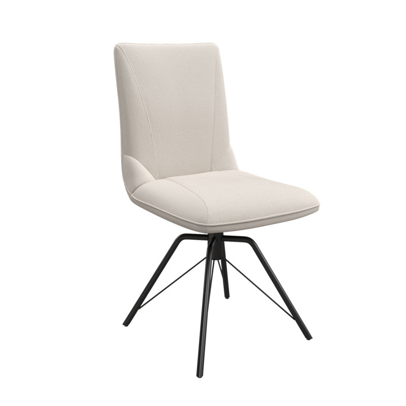 Stella Fabric Swivel Dining Chair