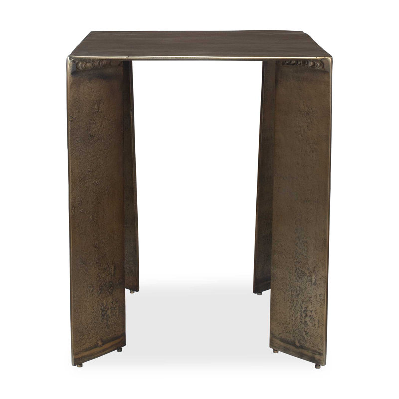  Table d'appoint d'extérieur en laiton Reade