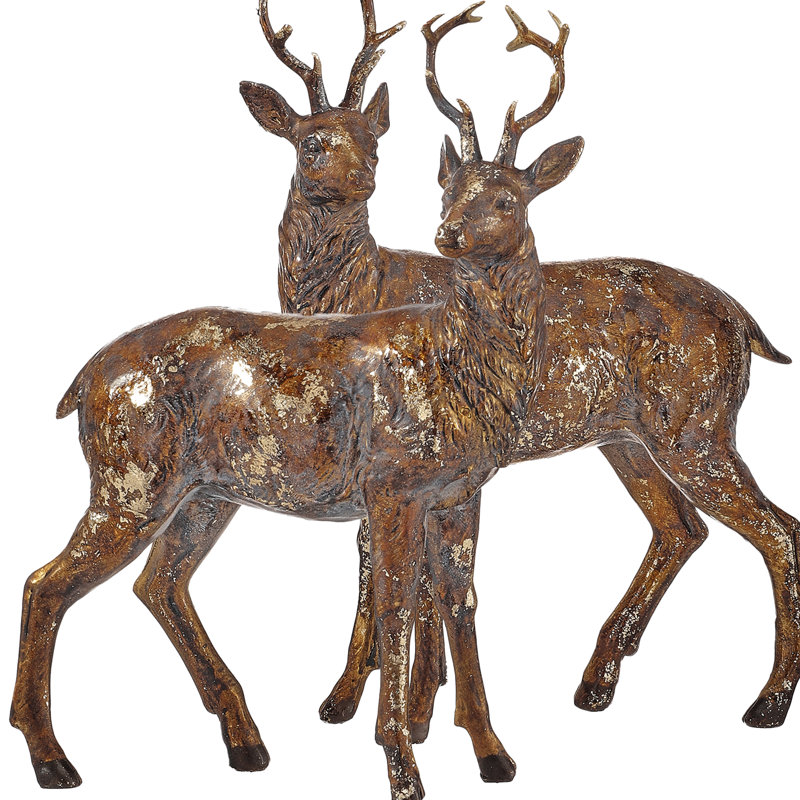 Cerf 8 po en résine Southern 