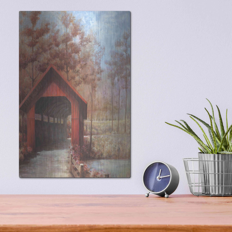 " Covered Bridge " by White Ladder, 16" H x 12" W