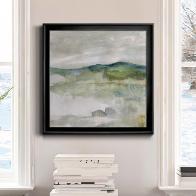 Hillside Study - Reproduction d'art graphique sur toile encadrée