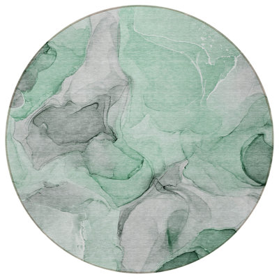Tapis extérieur rond rond 8 po