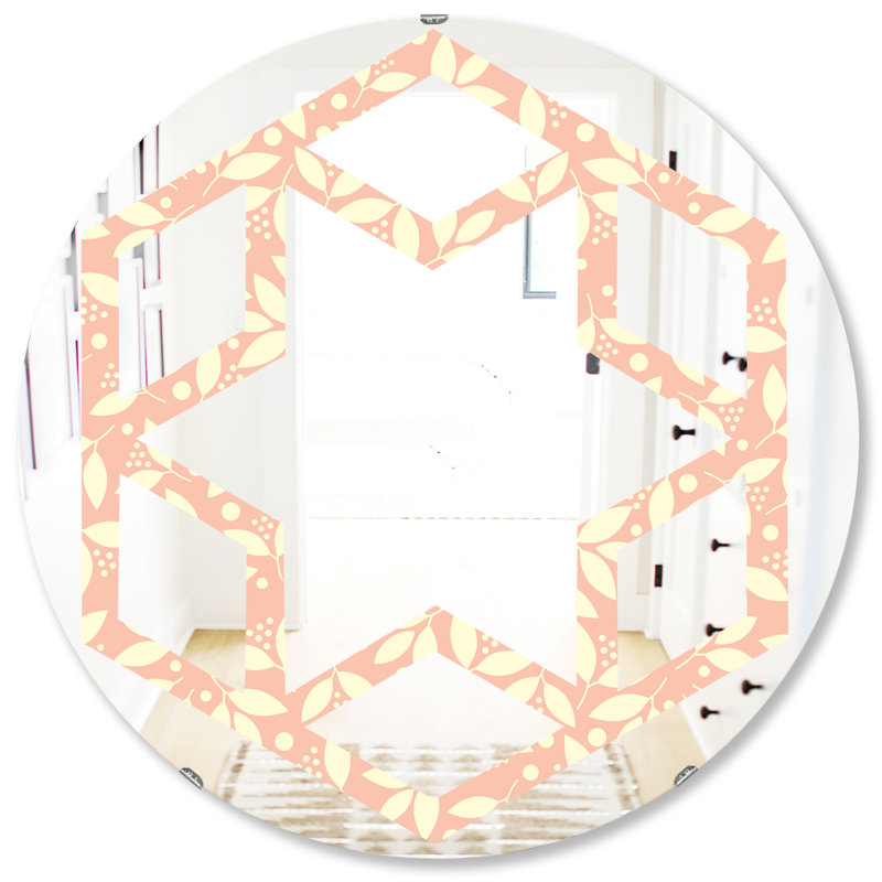 Miroir mural Hexagon Star, H 31,5 po x l po