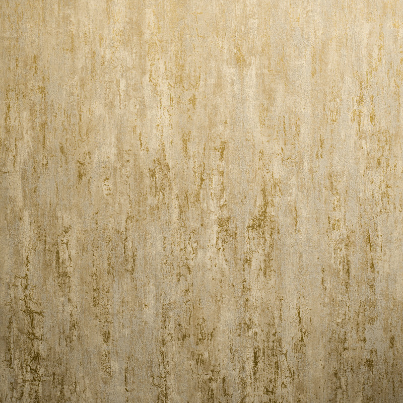 Urban Classics Collection Brera Metallic Abstract Distress Wallpaper Roll, Gold