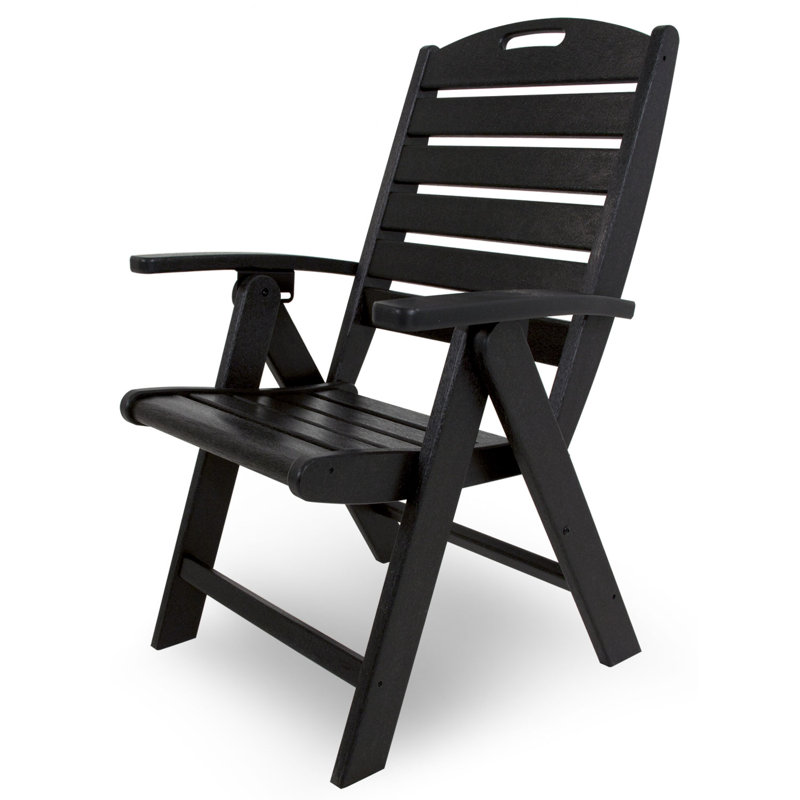 TREX Outdoors Yacht Club Highback Chair, Black
