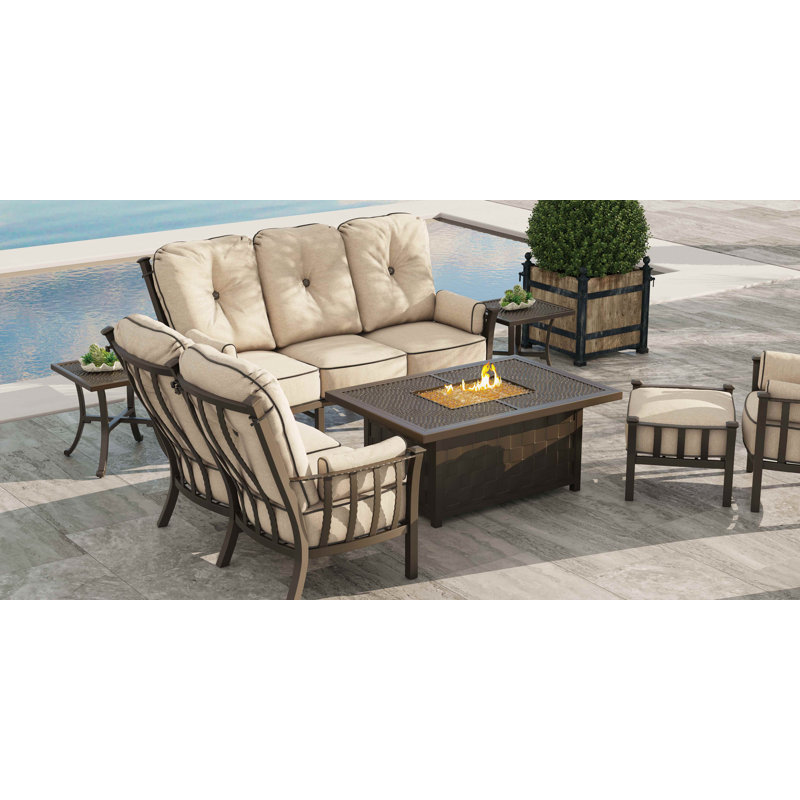 Santa Fe Cushioned Lounge Ottoman