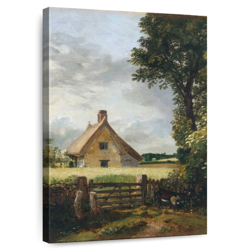Lilie A Cottage In A Cornfield, 30" H x 20" W