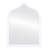 Zonda Wood Frame Arch Wall Mirror-704668824