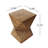 Durable Outdoor Wicker Patio Side Table with Weather-Resistant Design for Versatile Use and Stylish Decor