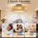Aadhyasri 20" Rattan Caged Ceiling Fan With Light Kit And Remote Control