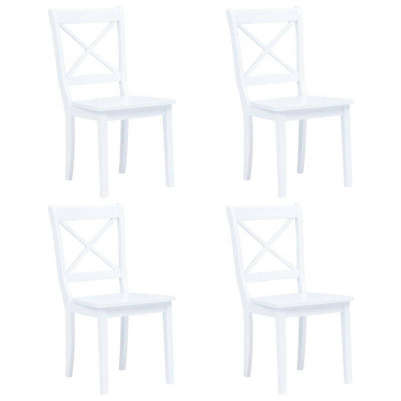 Chaise d'appoint en bois massif L camion, Blanc