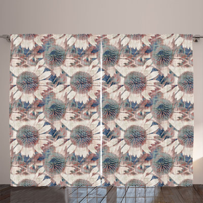 Semi Sheer Curtain Pair