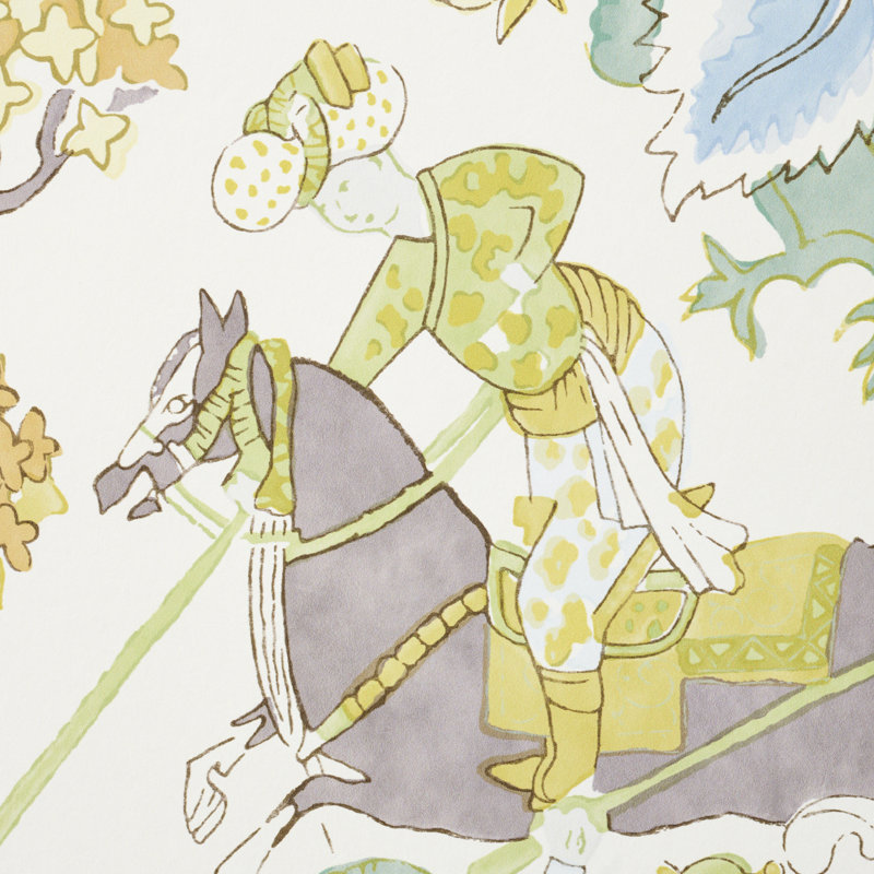 Persian Lancers Wallpaper, Citron