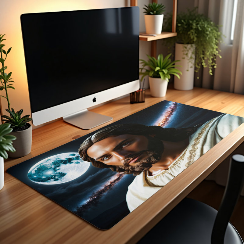 Polyester Desk Pad, 31.5x15.5