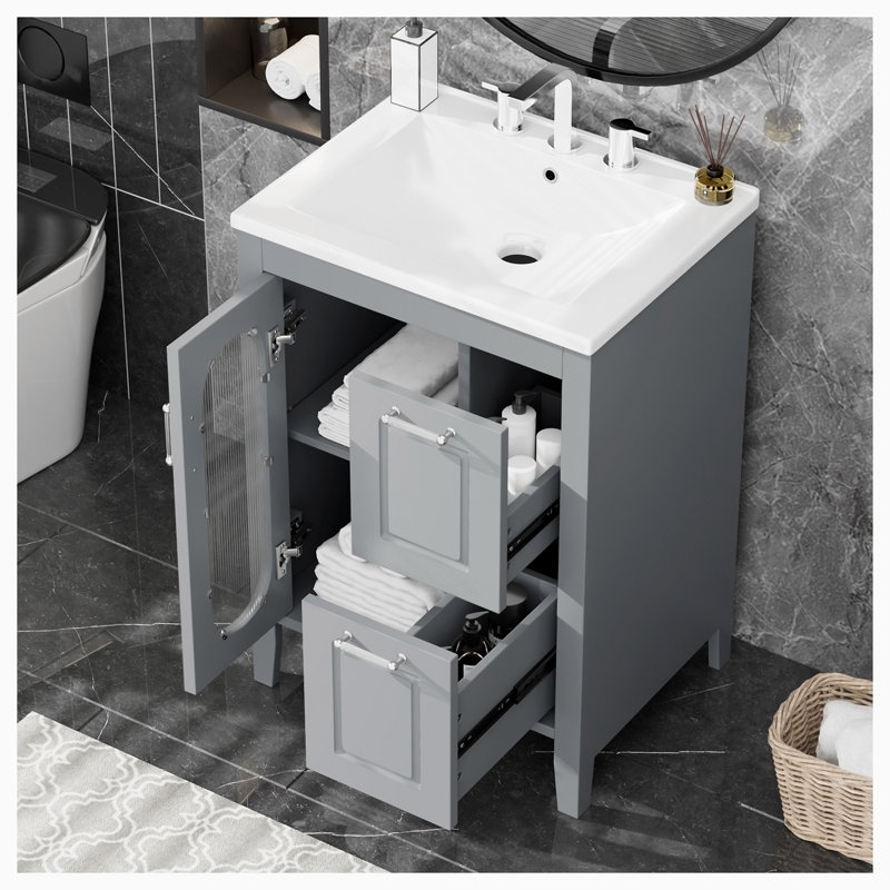 Meuble-lavabo simple avec plateau Adhemar 24,00