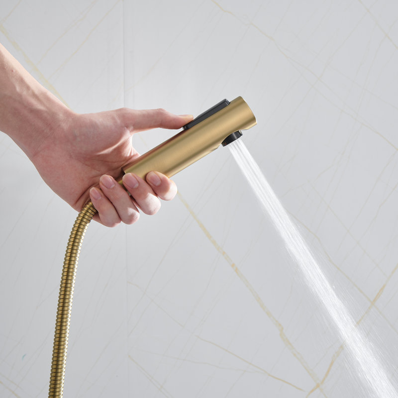 Four Functions Shower Faucet Set, Shower Combo Set With Rough-In Valve