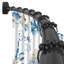 Tringle de rideau de douche 35-82 ", tringle de rideau de douche arquée ajustable-126549895