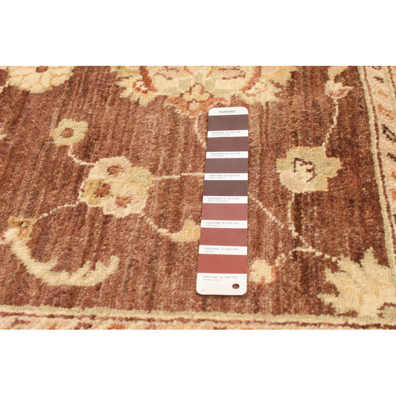 One-of-a-Kind 8'1" X 9'9" New Age Wool Area Rug in Brown