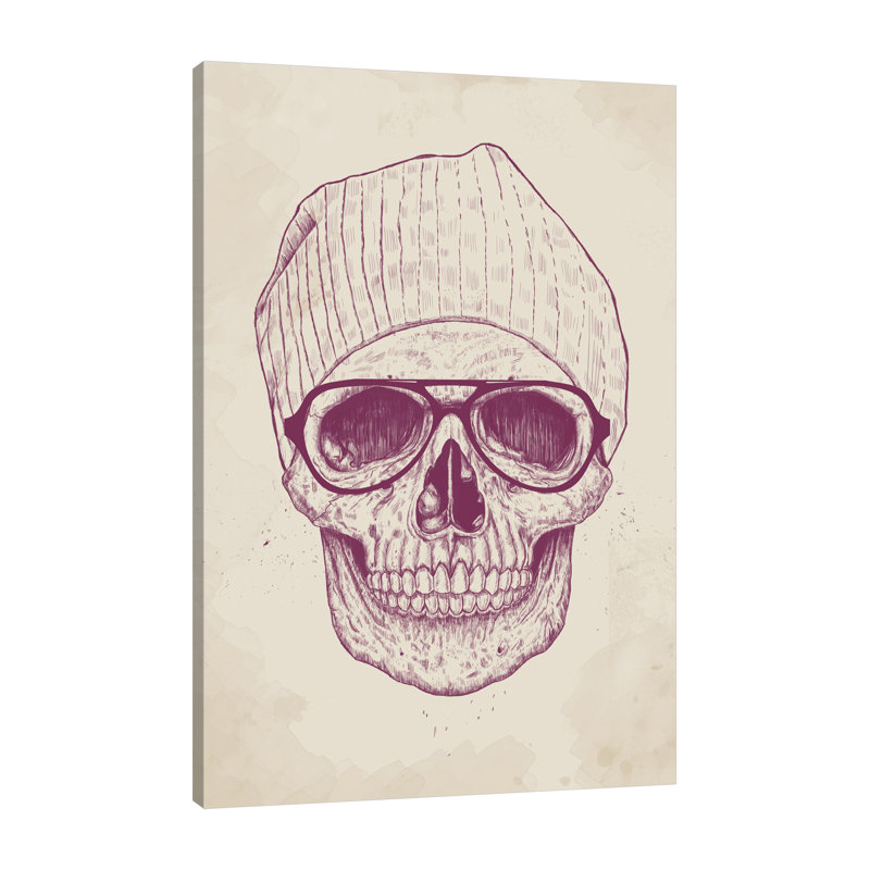 " Cool Skull " by Balazs Solti, 24" H x 16" W x 1.5" D