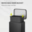 Stainless Steel Kitchen Trash Can-138036295