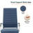 Mulkey High-Back Leather Executive Office Chair – Adjustable Swivel Desk Chair for Computer, Conference, or Home Office Use-714404527