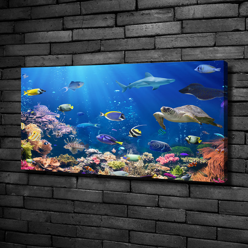 Coral Reef - No Frame Print on Canvas