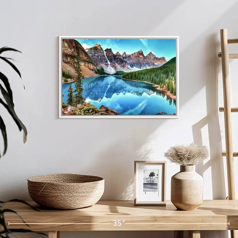 Parc national, Cadre flottant blanc, 19 po x 13 po