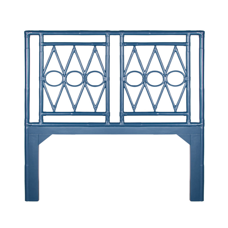 Michelle Headboard, Navy Blue, Queen