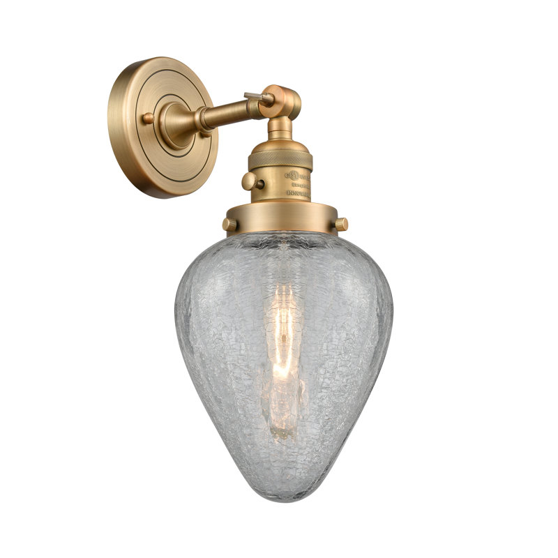 Shauna Armed Sconce, Brushed Brass
