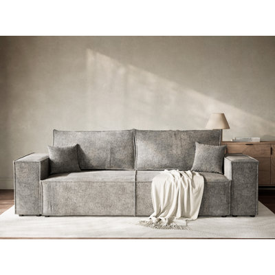 3 Seater Reclining Sofa with Storage