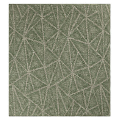 Tapis vert à motif géométrique Dibenedetto