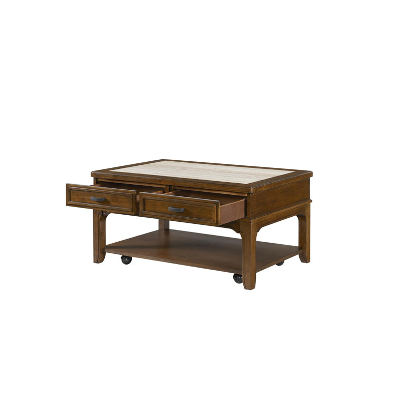 Table basse Arlington à roulettes