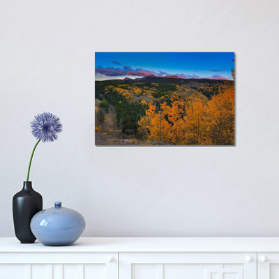 Autumn Sunset Near Durango 1 Piece Wrapped Canvas Wall Art