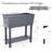 Oversized Self-Watering Outdoor Planter Box and Raised Garden Bed with a Adjustable Storage Shelf