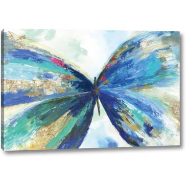 Red Barrel Studio® Butterfly I On Canvas by Mark Ashkenazi Print & Reviews