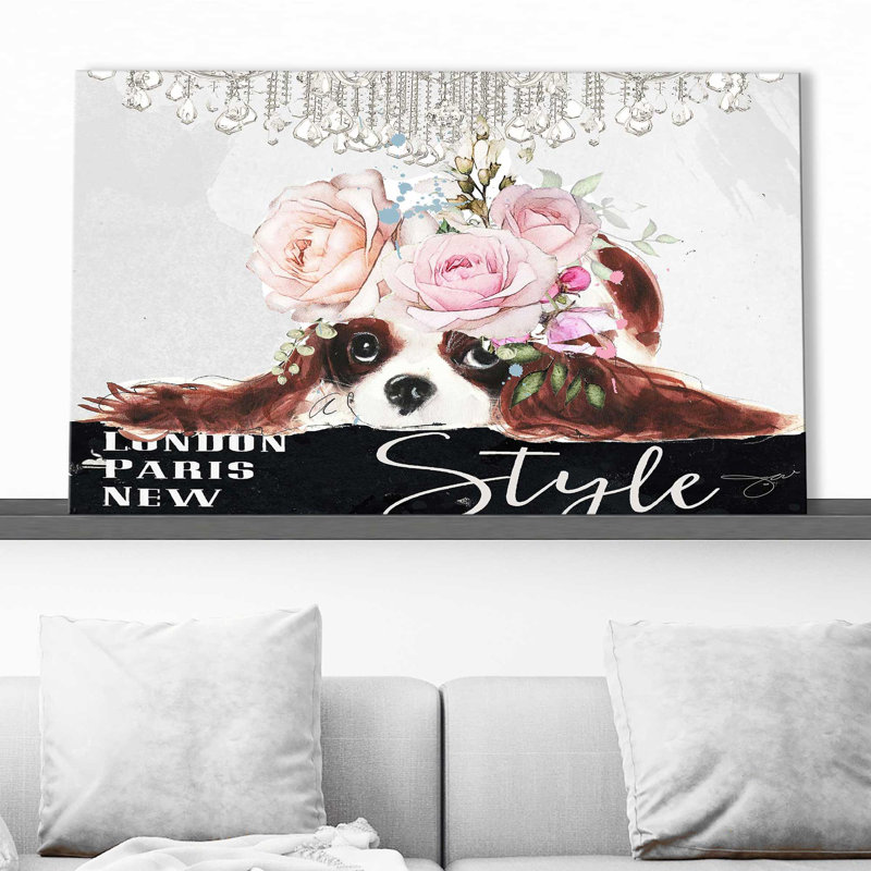 «King Charles 2 (Horizontal)» par Jodi - impression, Toile tendue, H 36 po x l 60 po x P 1,5 po