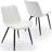 Modern Faux Leather Dining Chairs Set of 2, Upholstered Dining Side Chairs with Metal Legs, Comfort Backrest Chair For Kitchen Dining Room Cafe-1543726460-1543726463
