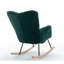 Chaise berçante en tissu avec repose-pieds Teddy-1980118232