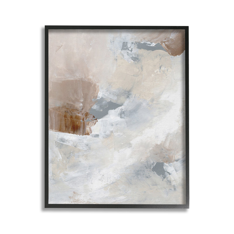 "Cadre de peinture simple subtile" par Nikita Jariwala sur toile, Giclée encadrée noir minuit, H 30 po x l 24 po