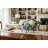 Blue White Floral Bird Oval Basin