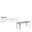 Eure 31.5" x 63" Rectangular Metal Indoor-Outdoor Table - Industrial Table-53661131