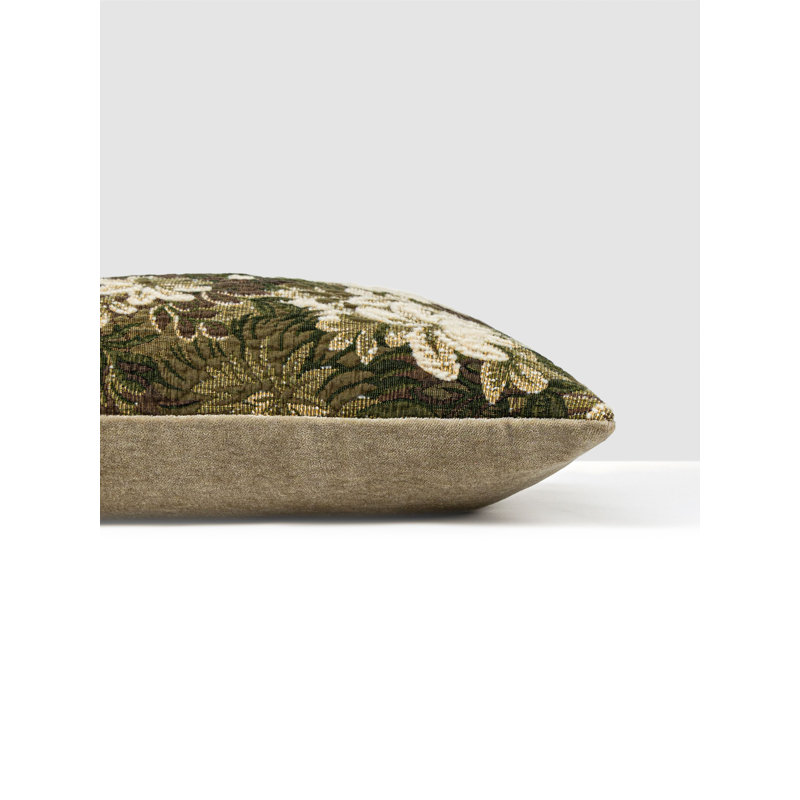 Throw Square Pillow Cover & Insert, Moss
