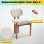 Ensemble de 2 chaises de salle à manger sans accoudoirs Modern Farmhouse-249095830